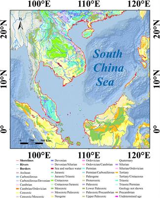 Characteristics of shoreline changes around the South China Sea from 1980 to 2020